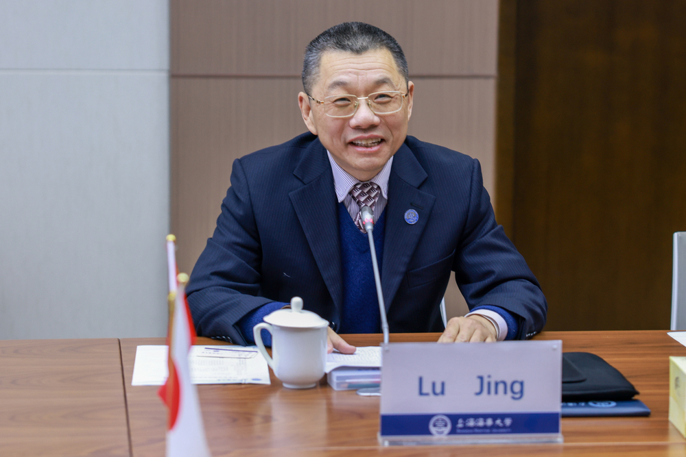 东京海洋大学校长井関俊夫一行来校访问