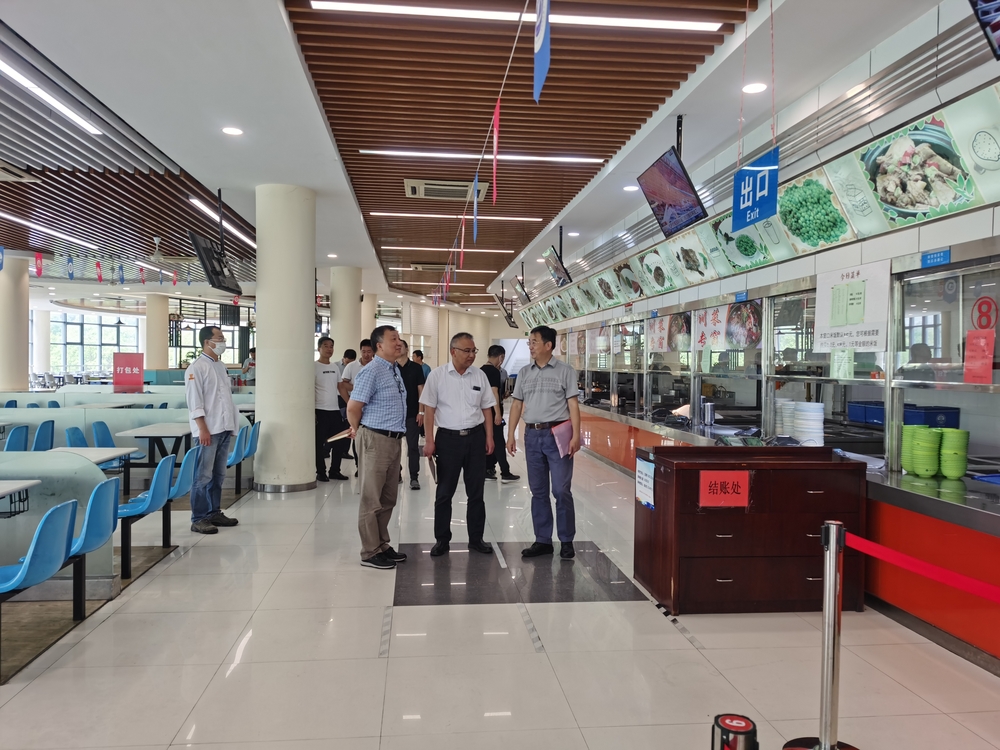 徐德明副校长一行参观食堂