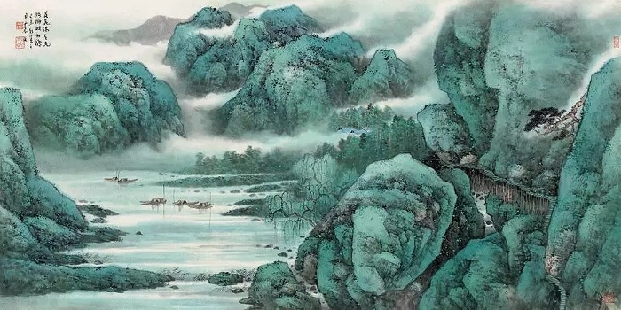 春 2015年 纸本设色 68.5×137.2cm