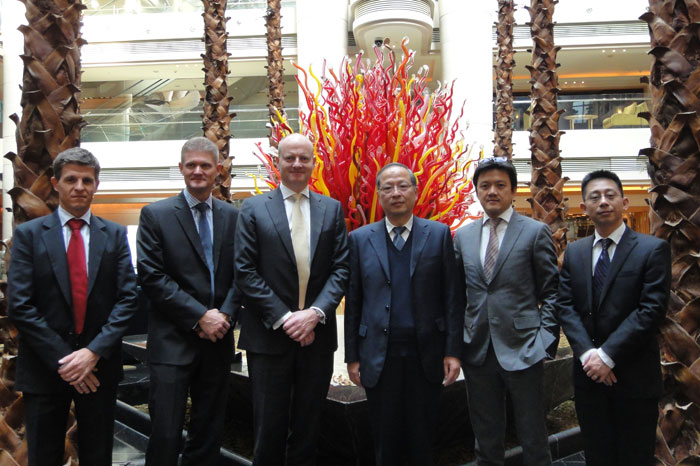 於书记会见Carsten Mortensen总裁一行