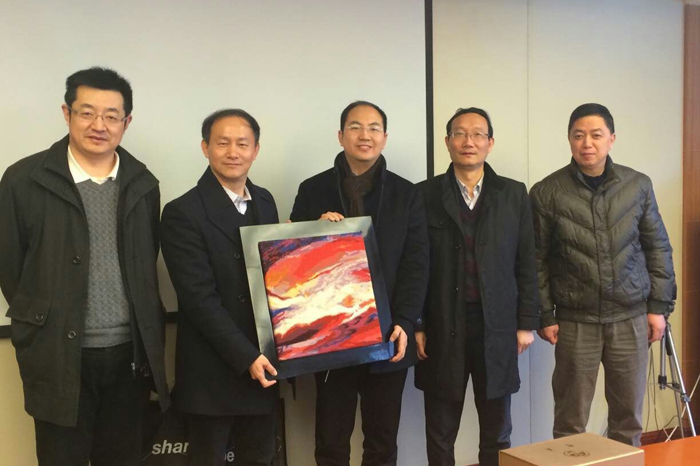 校领导拜访洋泾街道办事处