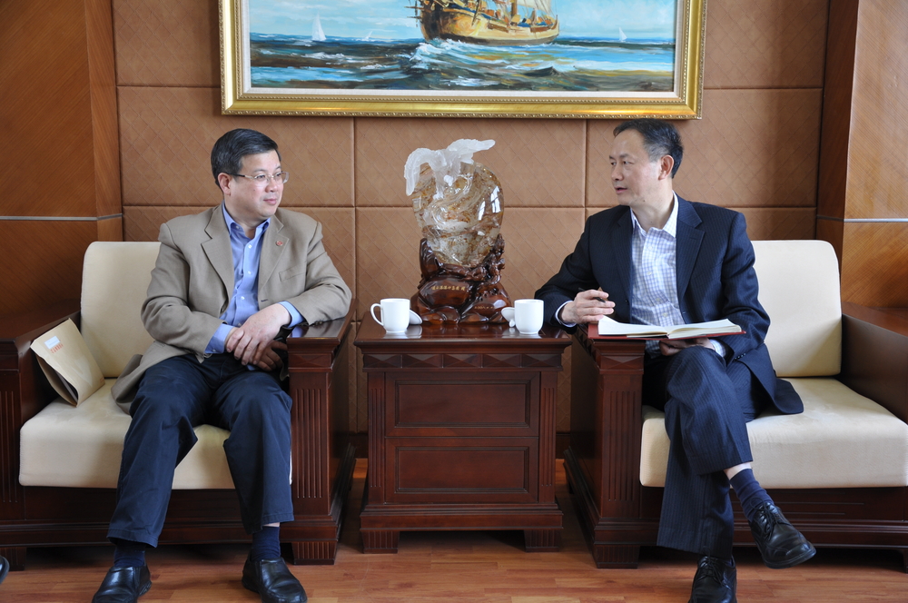 金永兴副校长会见中国航海学会秘书长