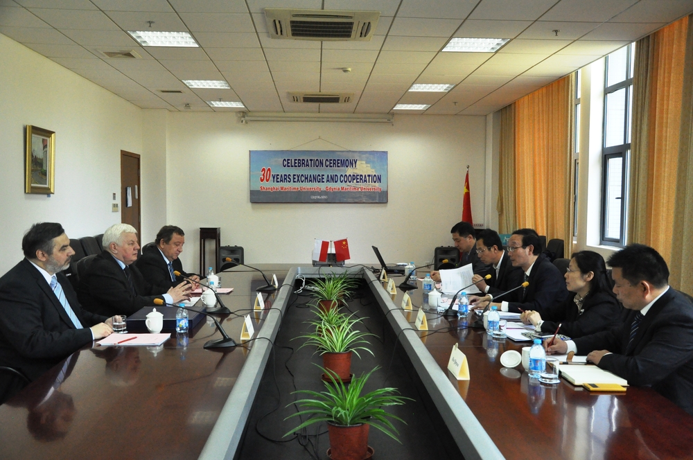 上海海事大学与波兰格丁尼亚海事大学合作30周年庆祝活动举行