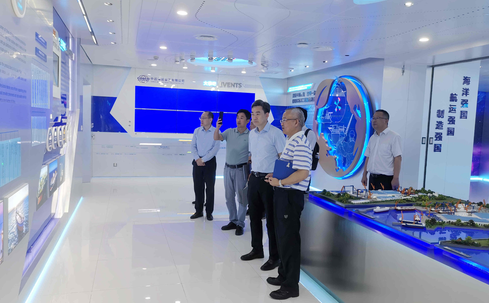 初北平校长一行走访中远海运重工、上海船研所、中远海运科技