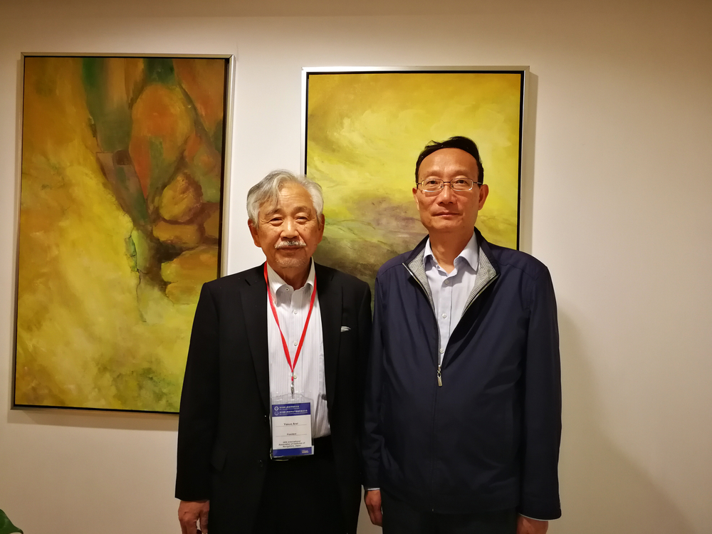 黄有方校长会见国际航联主席新井康夫先生