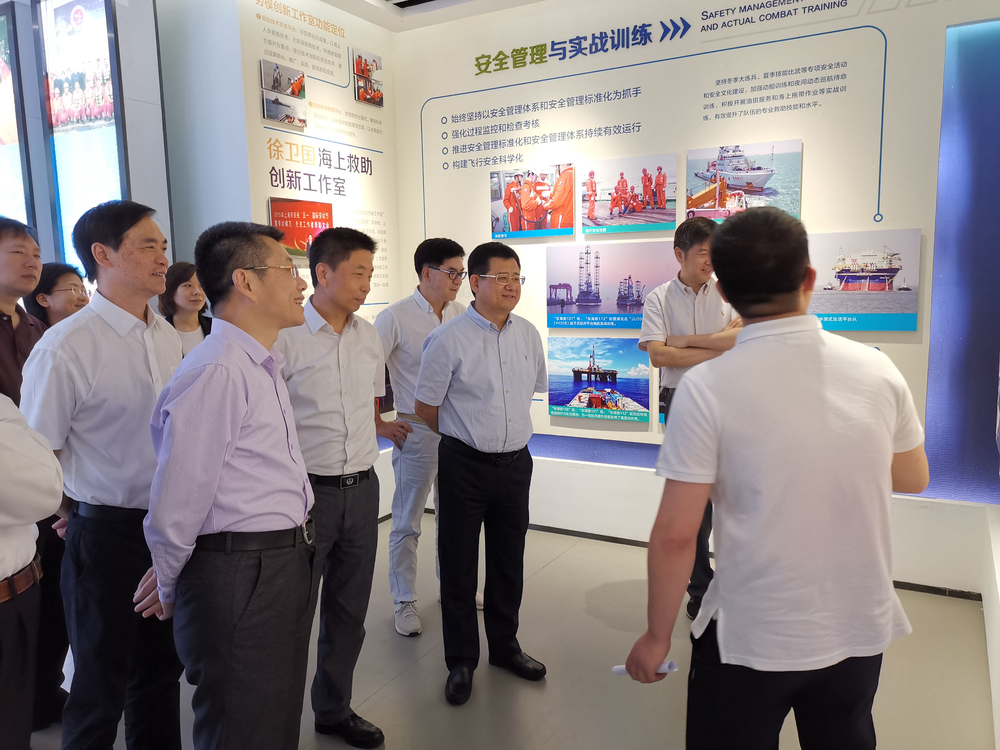 参观救助局展示馆