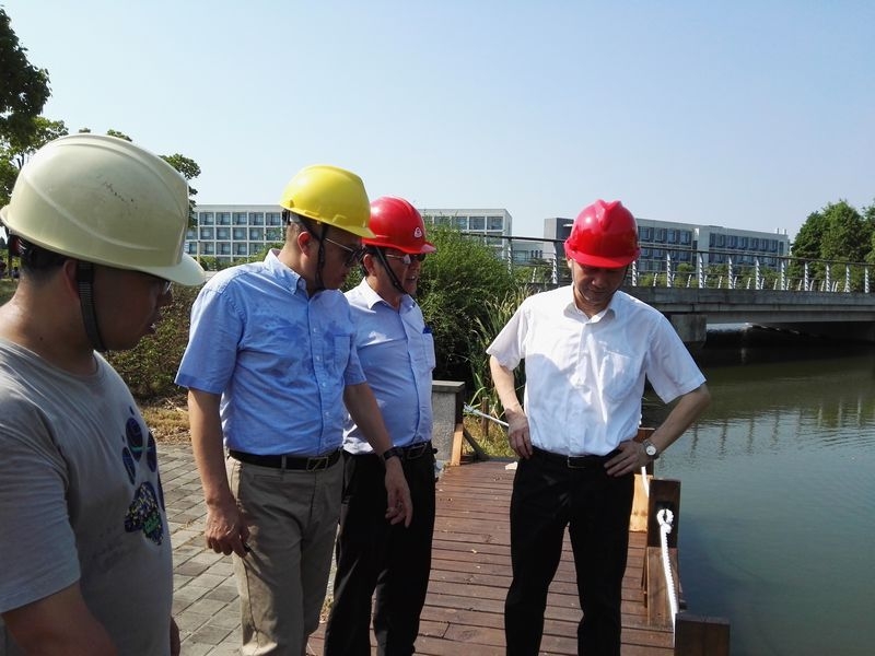 金永兴书记检查暑期校园维修改造工作