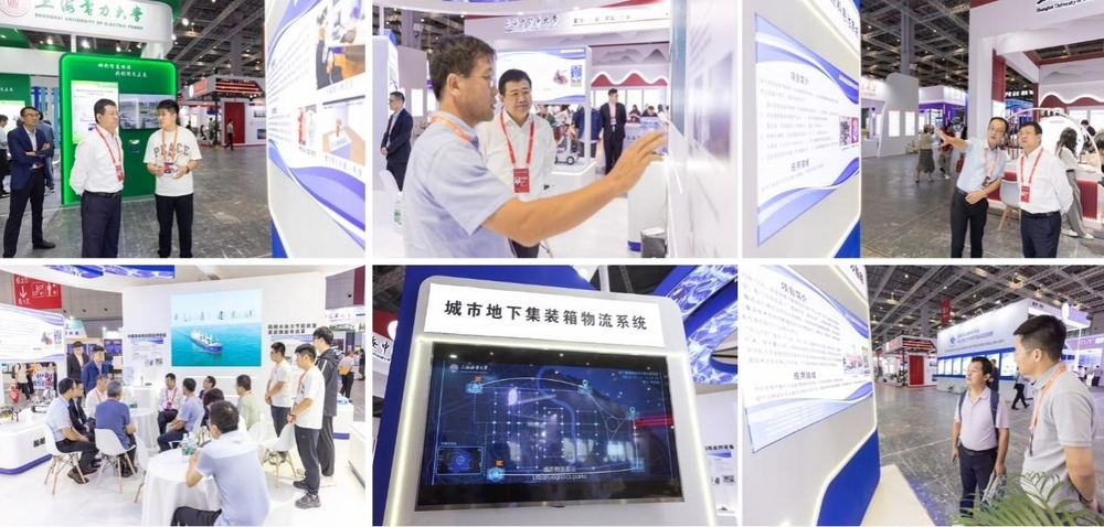 参展团队负责人介绍展品