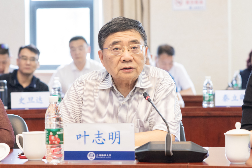 评建指导专家组组长叶志明教授讲话