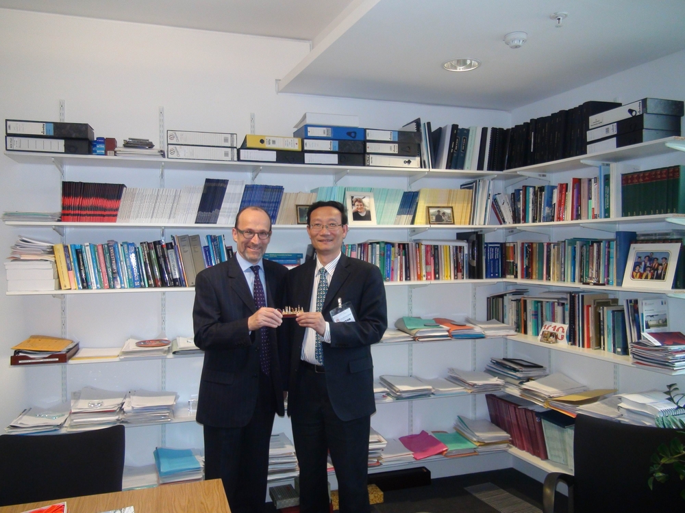 黄有方校长与Cass商学院院长合影