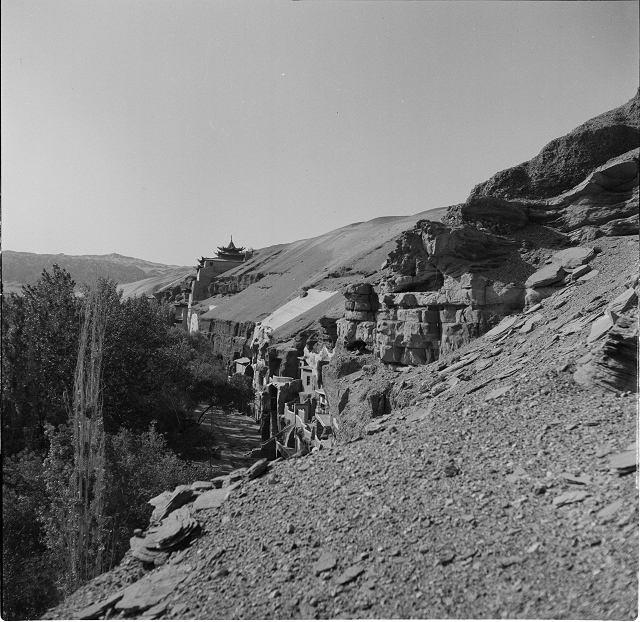 莫高窟南区全景-1955年