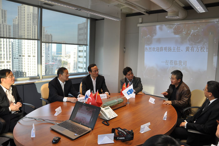 黄有方校长陪同薛明扬主任考察中海集团土耳其公司 黄有方校长陪同薛明扬主任考察中海集团土耳其公司