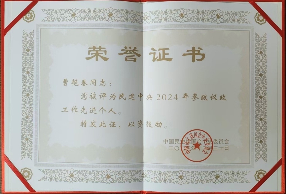 2024年度参政议政先进个人