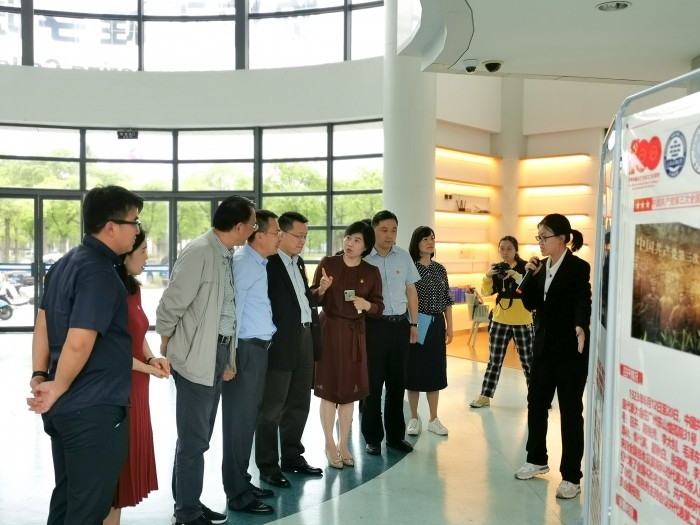 物流工程学院党史学习教育学生宣讲团成员讲解党史图文展